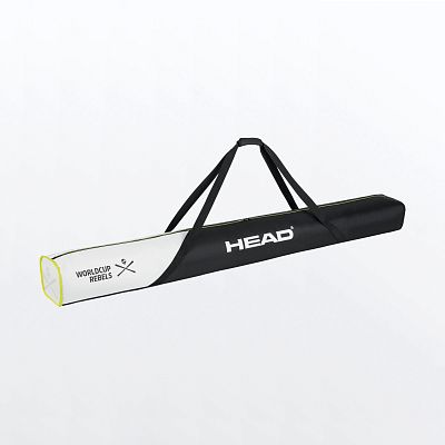 Превью  Чехол для горных лыж HEAD Rebels Single Skibag 197 см White/Black/NeonYellow (383931)